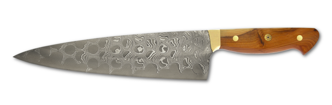 forged san mai chef's knife